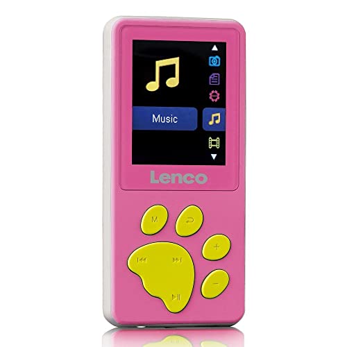 Lenco MP4-Player Xemio-560 MP4-Player 8GB Speicher LCD-Bildschirm pink von Lenco