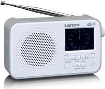 Lenco PDR-036 - Tragbares DAB-Radio - 2 Watt - weiß (A005052) von Lenco