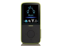 Lenco PODO-153, MP3 Spieler, 4 GB, TFT, USB 2.0, Schwarz, Limette, Kopfhörer enthalten von Lenco