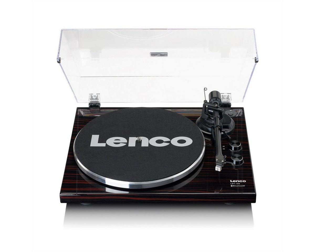 Lenco Plattenspieler LBT-189WA Audio- & Video-Adapter, schwarz / braun von Lenco