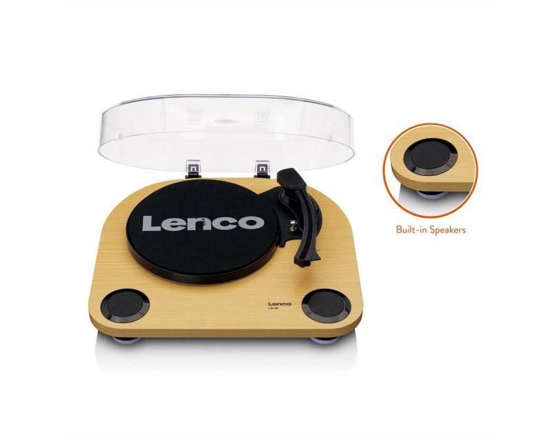 Lenco Plattenspieler LS-40WD Audio- & Video-Adapter, Holz von Lenco