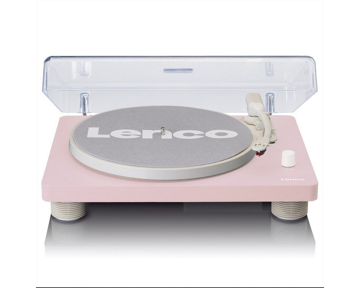 Lenco Plattenspieler LS-50PK Audio- & Video-Adapter, Pink von Lenco
