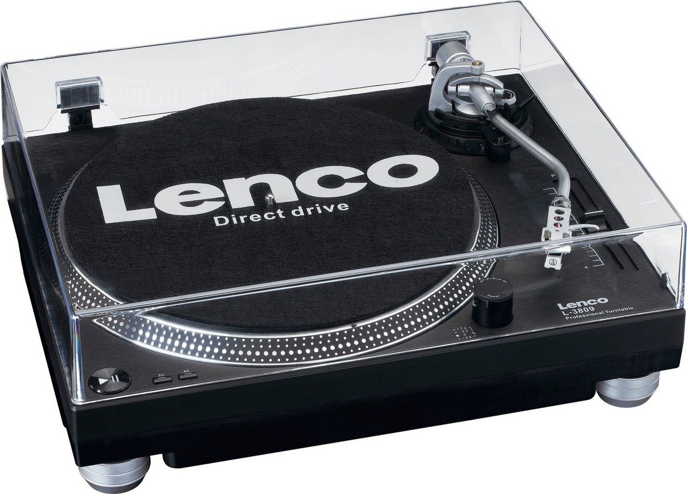 Lenco Plattenspieler mit Direktantrieb Plattenspieler (Riemenantrieb) von Lenco