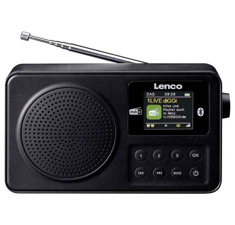 Lenco Portables DAB+/UKW Radio mit Bluetooth Radio von Lenco