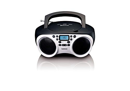 Lenco Radio CD-Player SCD-501 mit Bluetooth und USB in Weiß von Lenco