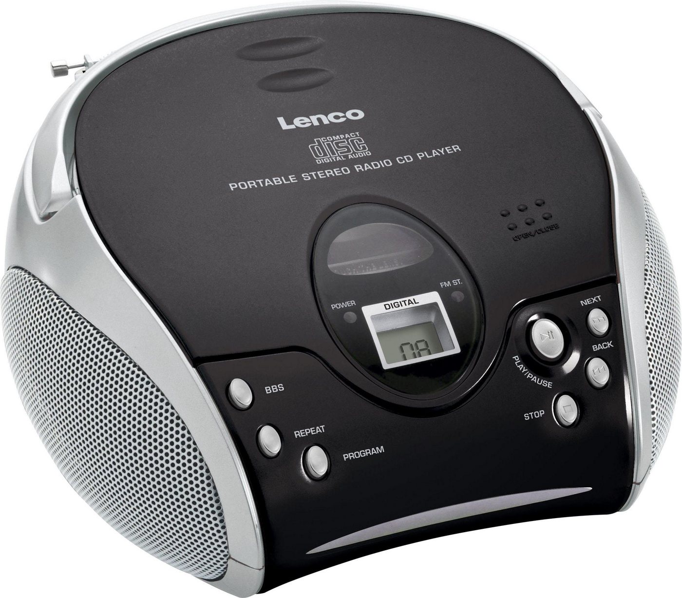 Lenco SCD-24 mit CD stereo UKW-Radio von Lenco