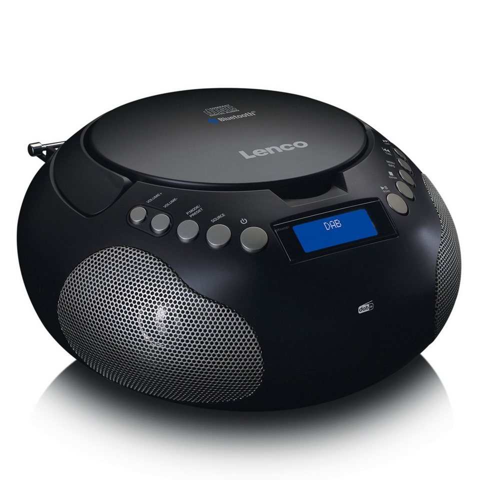 Lenco SCD-341BK - Boombox mit DAB+/ FM radio und Bluetooth Digitalradio (DAB) von Lenco