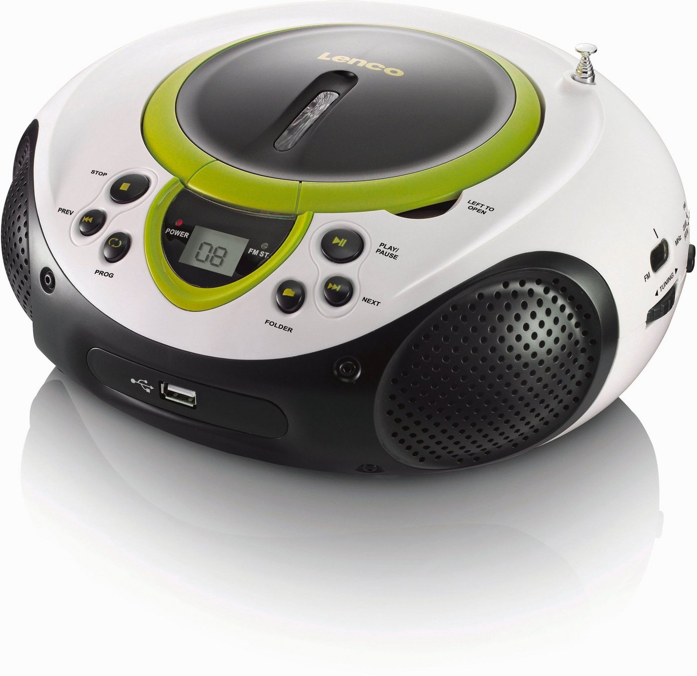 Lenco SCD-38 USB CD-Radio mit MP3 Radio (FM-Tuner) von Lenco