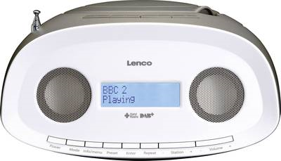 Lenco SCD-69 - Analog/Digital - AM,DAB,DAB+,FM,PLL - Spieler - CD - Wiederholung - Abspielen/Pause - Skip down - Skip up - Stopp (SCD-69TP) von Lenco