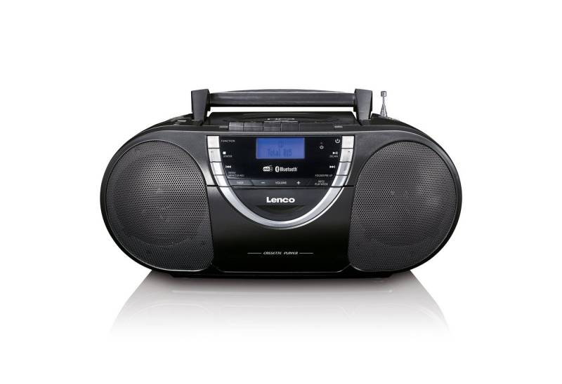 Lenco SCD-6900BK Digitalradio (DAB) (DAB+,FM, 8 W, Mobil mit Bluetooth®, MP3/CD-Player, USB & AUX-In mit 4x Lautsprecher) von Lenco