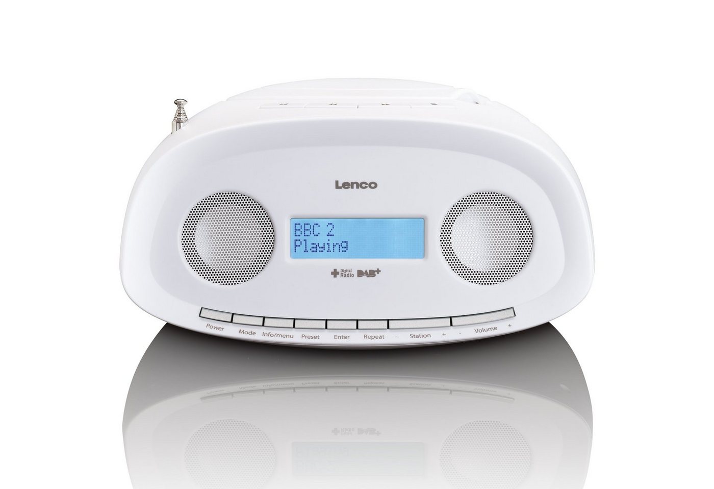 Lenco SCD-69WH UKW-Radio (DAB+,FM, 4 W) von Lenco