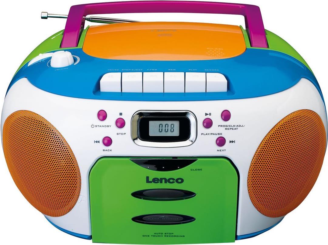 Lenco SCD-971 - Ghettoblaster - 2,4 Watt - Multicolor (SCD971) von Lenco