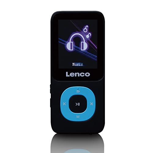 Lenco Xemio 659MIX MP3 Player - MP3/ MP4 Player - 1,8“ TFT LCD Bildschirm - E-Book Funktion - Sprachaufzeichnung - Video Funktion - Akku mit 300mAh - 4GB SD Karte (erweiterbar) - blau von Lenco