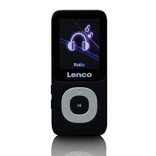 Lenco Xemio 659MIX MP3 Player - MP3/ MP4 Player - 1,8“ TFT LCD Bildschirm - E-Book Funktion - Sprachaufzeichnung - Video Funktion - Akku mit 300mAh - 4GB SD Karte (erweiterbar) - grau von Lenco