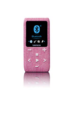 Lenco Xemio-861 - Bluetooth MP3 Player - 8GB Micro-SD Karte - Bluetooth - FM-Radio - Sprachmemo Funktion - 1,8“ TFT Display - E-book Funktion - bis zu 64GB Speicherplatz - Pink von Lenco