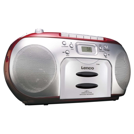 SCD-420 RED  - Radio/CD/Kassetten-Player SCD-420 RED von Lenco