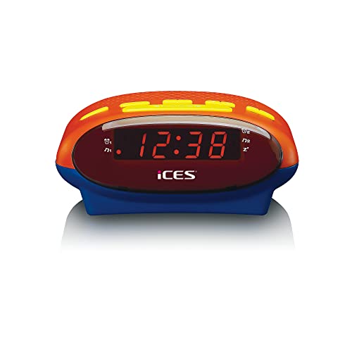 iCES ICR-210KIDS Uhrenradio - Radiowecker für Kinder - PLL FM - Schlummerfunktion - Sleeptimer - Gangreserve - blau/orange iCES ICR-210KIDS Uhrenradio - Radiowecker für Kinder - PLL FM - Schlummerfunktion - Sleeptimer - Gangreserve - blau/orange von Lenco