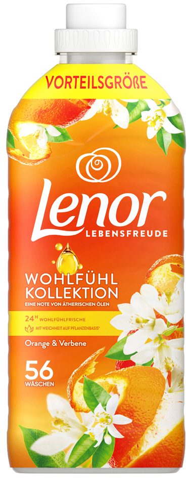 Lenor Weichspüler Orange & Verbena, 1,4 Liter - 56 WL von Lenor