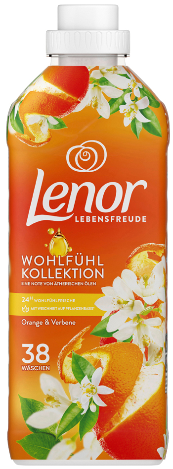 Lenor Weichspüler Orange & Verbene, 950 ml - 38 WL von Lenor