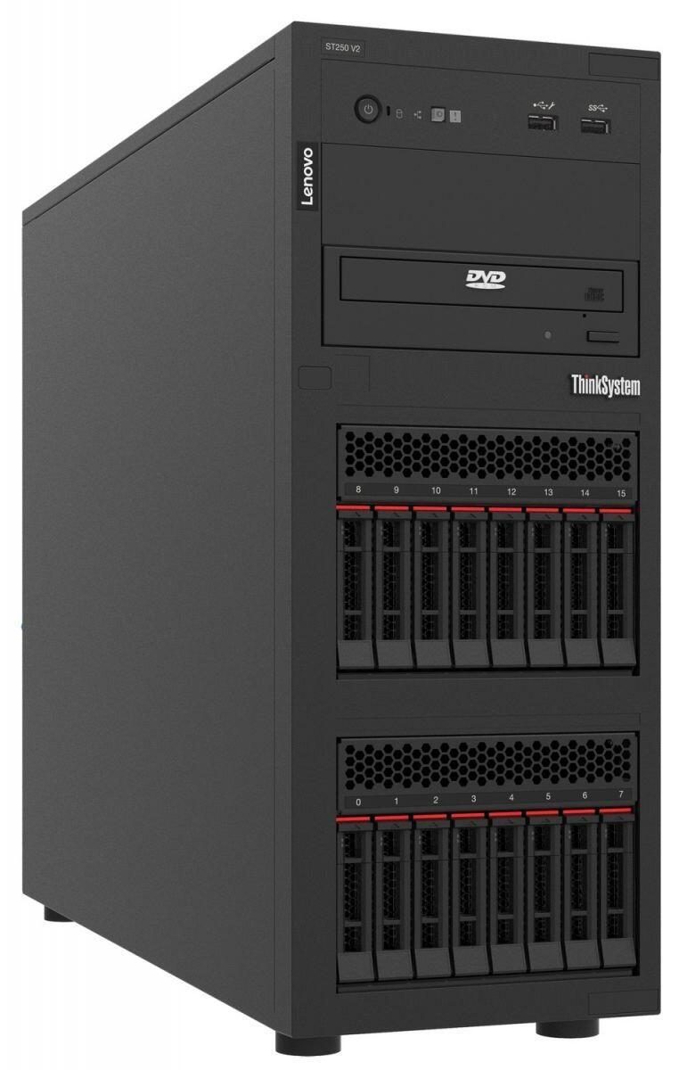 Lenovo ThinkSystem ST250 V2 7D8FA01YEA Lenovo ThinkSystem ST250 V2 7D8FA01YEA von Lenovo Server