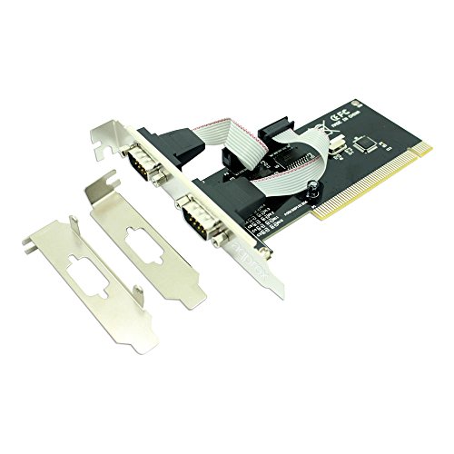 Approx apppci2s Schnittstellenkarte/Adapter – Zubehör (PCI, seriell, PC, Aluminium, schwarz, 13 cm, 14 cm) von Approx