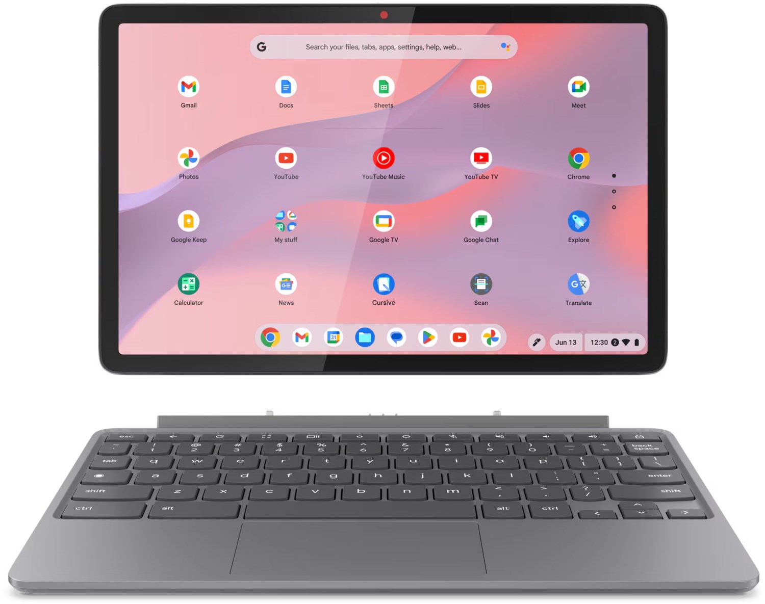 Chromebook Duet 11M889 (83HH000NGE) 27,81 cm (10,95") luna grey von Lenovo
