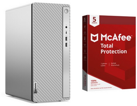 IdeaCentre 5 14IRB8 (90VK0038GE) Desktop PC cloud grey inkl. McAfee Total Protection von Lenovo