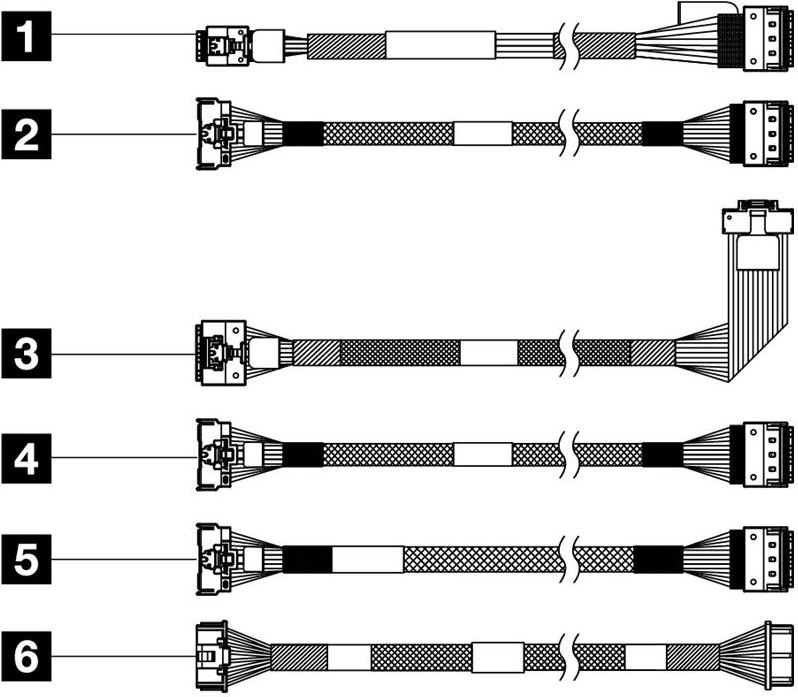 LENOVO THINKSYSTEM SR650 V3 X4 M.2 SAT A/NVME NON-RAID CABLE KIT (4X97A82924) von Lenovo