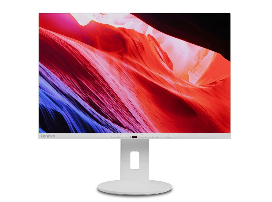 LENOVO ThinkVision C24d-20 60,96cm 24Zoll 1920x1200 16:10 300cd/m2 VGA HDMI DP DVI Colour white [Energieklasse C] (63FENAT2EU) von Lenovo