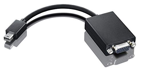 Lenovo 0A36536 Adapterkabel (Mini-Display-Port auf VGA, 20 cm) schwarz von Lenovo