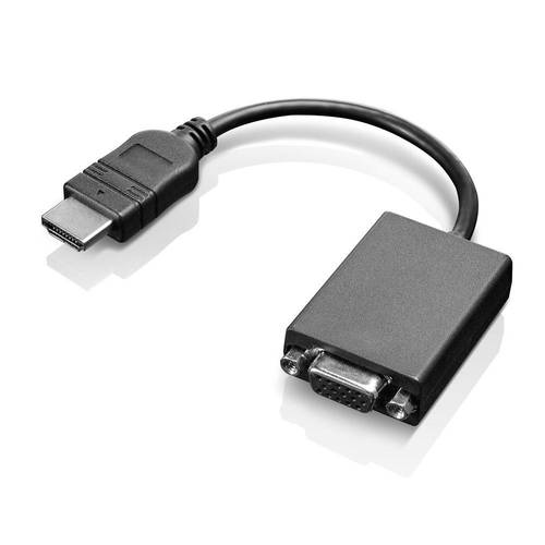 Lenovo 0B47069 Adapter [1x HDMI-Stecker - 1x VGA-Buchse] Schwarz von Lenovo