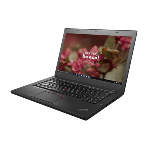 Lenovo ThinkPad T460 Ultrabook – Intel Core i5-6300U, 16 GB RAM, 256 GB SSD, Webcam, WLAN, Bluetooth, USB 3.0, Windows 10 Pro (Französische AZERTY-Tastatur) (Generalüberholt) von Lenovo