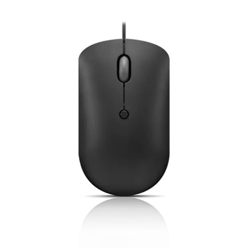 Lenovo 400 USB-C Compact Wired Mouse, Schwarz von Lenovo