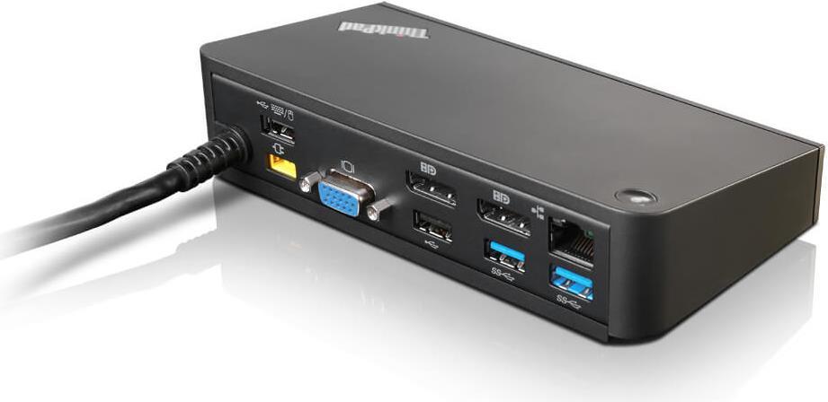 Lenovo 40A40090EU Kabelgebunden USB 3.2 Gen 1 (3.1 Gen 1) Type-A Schwarz (40A40090SA) von Lenovo