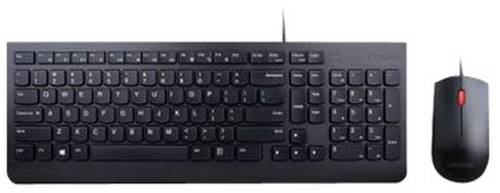 Lenovo 4X30L79922 Kabelgebunden Tastatur, Maus-Set Spritzwassergeschützt US-Englisch, QWERTY, Windo von Lenovo