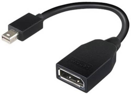 Lenovo 4X90L13971 Adapter [1x Mini-DisplayPort Stecker - 1x DisplayPort Buchse] Schwarz von Lenovo