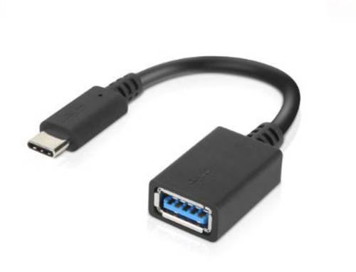 Lenovo 4X90Q59481 Adapter [1x USB-C® Stecker - 1x USB 3.2 Gen 1 Buchse A (USB 3.0)] Schwarz von Lenovo