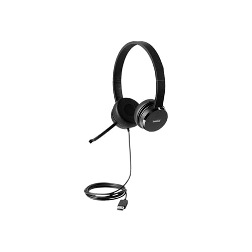 Lenovo 4XD0X88524 100 Headset USB schnurgebunden, Stereo On Ear Schwarz, 2.3 von Lenovo