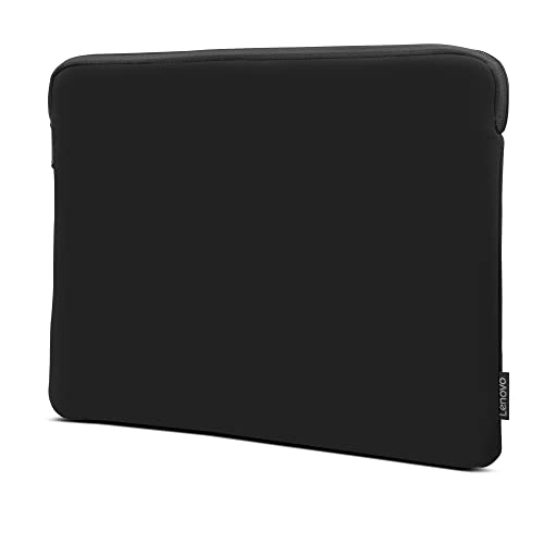Lenovo Basic Laptophülle 14 Zoll Notebook/Tablet kompatibel mit MacBook Air/Pro Neopren Material - Weiches Fleecefutter - Reißverschluss Öffnung Oben - Schwarz von Lenovo