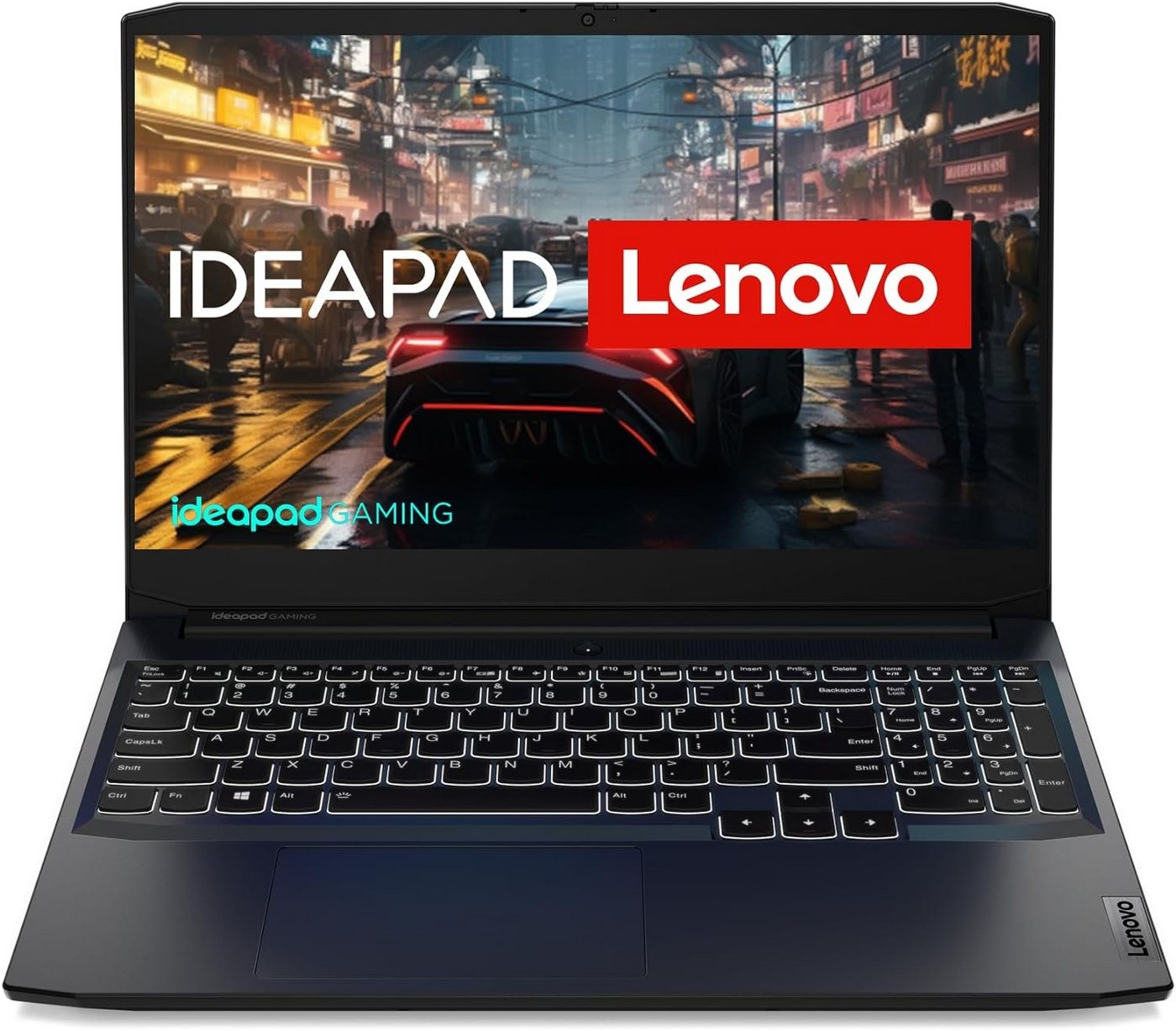 Lenovo Beeindruckendes Full-HD-Display (165Hz) Gaming-Notebook (Intel Core i7 12650H, GeForce RTX 3060, 512 GB SSD, 16GB RAM, Fortschrittliches Kühlsystem, kompakte Bauweise, beleuchtete) von Lenovo
