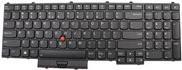 Lenovo Chicony - Ersatztastatur Notebook - mit Trackpoint - hinterleuchtet - QWERTY - USA International - FRU, CRU - Tier 2 - für ThinkPad P51 20HH, 20HJ, 20MM, 20MN, P71 20HK, 20HL (01HW230) von Lenovo