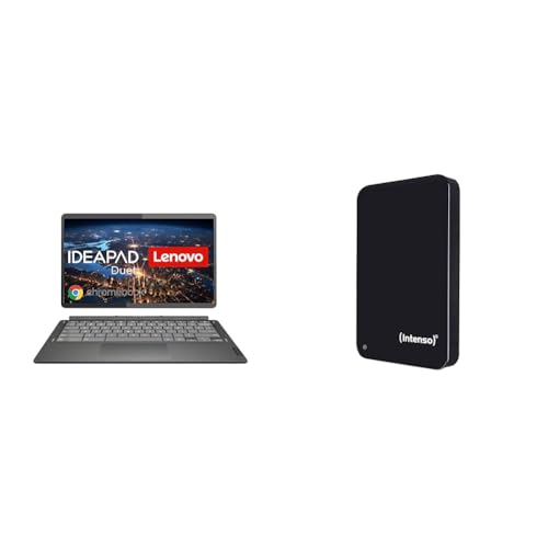 Lenovo Chromebook IdeaPad Duet 5 2-in-1 Tablet | 13 & Intenso 6023560 1TB Memory Drive USB 3.0 2.5' External Hard Drive, Mechanische Festplatte von Lenovo