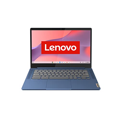 Lenovo Chromebook IdeaPad Slim 3 | 14" Full HD Display | MediaTek Kompanio 520 | 4GB RAM | 128GB SSD | ARM Mali-G52 Grafik | Chrome OS | QWERTZ | blau | 3 Monate Premium Care von Lenovo