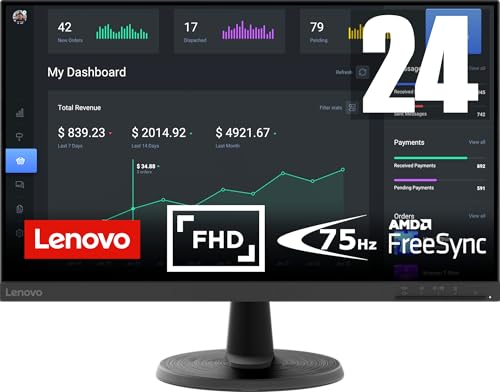 Lenovo D24-45 | 23,8" Full HD Monitor | 1920x1080 | 75Hz | 250 nits | 4ms Reaktionszeit | VA-Panel | HDMI | VGA | AMD Radeon FreeSync | entspiegelt | 4,6kg | schwarz Lenovo D24-45 | 23,8" Full HD Monitor | 1920x1080 | 75Hz | 250 nits | 4ms Reaktionszeit | VA-Panel | HDMI | VGA | AMD Radeon FreeSync | entspiegelt | 4,6kg | schwarz von Lenovo