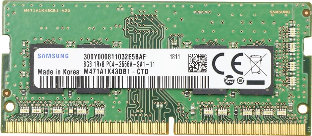 Lenovo - DDR4 - Modul - 8 GB - SO DIMM 260-PIN - 2666 MHz / PC4-21300 - 1.2 V - ungepuffert - non-ECC - für IdeaPad L340-15IRH Gaming, S145-14, S145-15, S740-15, ThinkPad E14, E15, V14, V15 (01AG855) von Lenovo