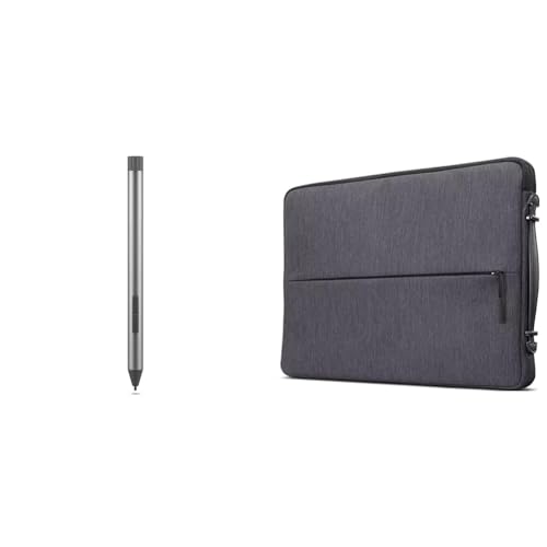 Lenovo Digital Pen 2, GRAU & [Tasche] 14 Zoll Laptop Urban Sleeve Case (wasserabweisend), Works with Chromebook (WWCB), grau, 14 inch von Lenovo