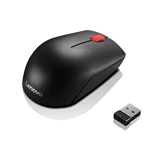 Lenovo Essential Maus Funk Optisch Schwarz 3 Tasten 1000 DPI von Lenovo