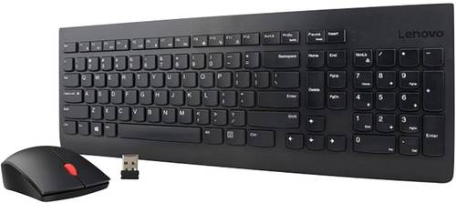 Lenovo Essential USB Tastatur, Maus-Set Deutsch, QWERTZ Schwarz von Lenovo