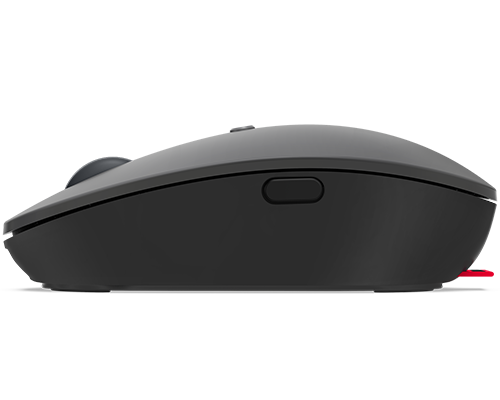 Lenovo Go - Maus - ergonomisch - rechts- und linkshändig - optisch blau - 5 Tasten - kabellos - 2,4 GHz - USB-C Wireless-Empfänger - Storm Gray - für ThinkPad X1 Yoga Gen 8 21HQ (4Y51C21216) von Lenovo
