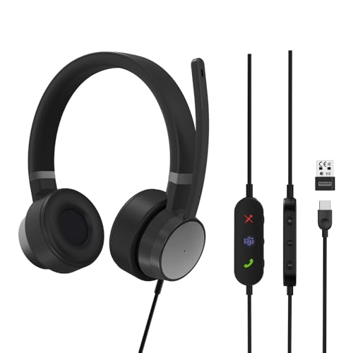 Lenovo Go Wired ANC Kopfhörer, kabellos, Kopfband, Auto/Homeoffice, USB, Typ C, Schwarz Lenovo Go Wired ANC Kopfhörer, kabellos, Kopfband, Auto/Homeoffice, USB, Typ C, Schwarz von LENOVO
